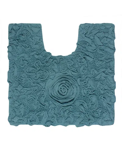 Home Weavers Modesto Bath Rug, 20" X 20" In Turquoise