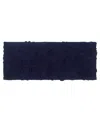 Home Weavers Modesto Bath Rug, 21" X 54" In Navy Blue