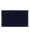 Home Weavers Modesto Bath Rug, 24" X 40" In Navy Blue