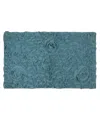 Home Weavers Modesto Bath Rug, 24" X 40" In Turquoise