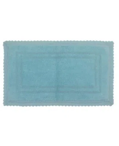 Home Weavers Opulent Reversible Bath Rugs In Gray