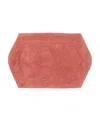 Home Weavers Waterford Bath Rug, 17" X 24" In Coral