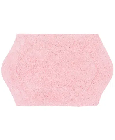Home Weavers Waterford Bath Rug, 17" X 24" In Pink