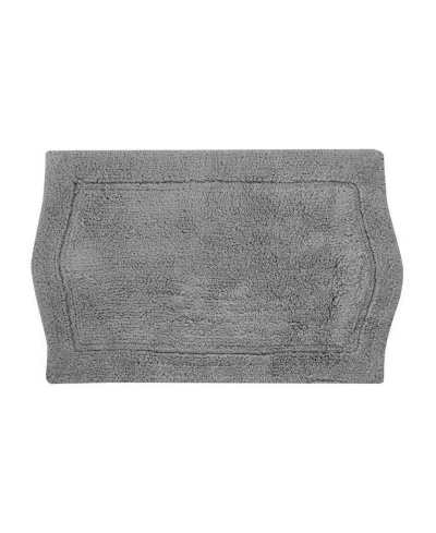 Home Weavers Waterford Bath Rug, 21" X 34" Bathrug In Grey