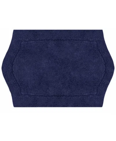 Home Weavers Waterford Bath Rug, 24" X 40" In Blue