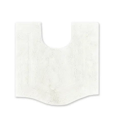 Home Weavers Waterford Contour Bath Rug, 20" X 20" In White