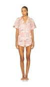 Homebodii Equestrian Short Set In Multi