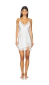Homebodii Sian Slip Dress In White