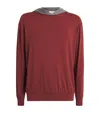 Homebody Contrast-trim Rippley Hoodie In Blue
