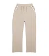 Shop Homebody Contrast Trousers In Beige