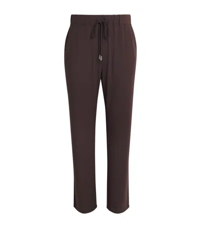 Homebody Drawstring Pyjama Bottoms In Brown