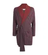 Homebody Paisley Print Robe In Red