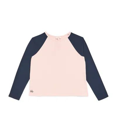 Homebody Kids' Raglan T-shirt In Pink