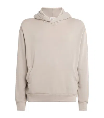 Homebody Stretch-modal Snuggle Hoodie In Beige