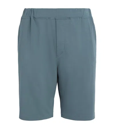 Homebody Stretch-modal Pyjama Shorts In Blue