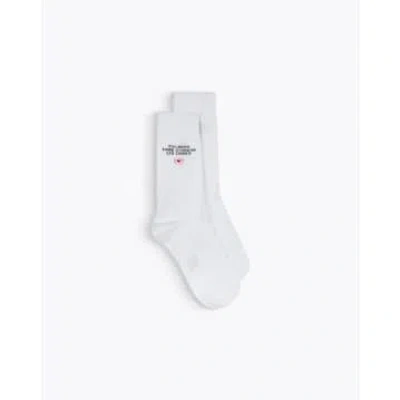 Homecore Mantra Socks To Move Forward In White