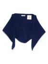 Homecore Triangle-shape Scarf In Blue