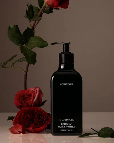 Homecourt Dish Soap - Steeped Rose In Black
