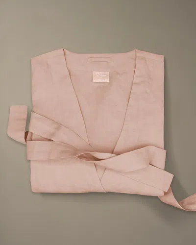 Homecourt Once Milano X  Linen Robe - Blush
