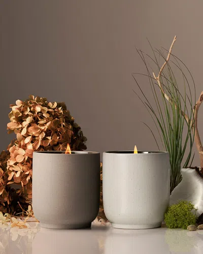 Homecourt The Cece & Cocomoi Candle Duo In White