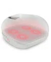 Homedics 3-in-1 Shiatsu Foot And Body Massager, Plus Footrest In Gray