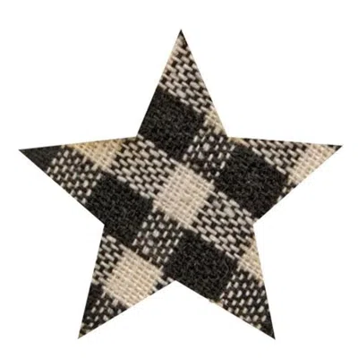 Homegifo *10/ Set Black/white Plaid Star Bowl Filler In Multi