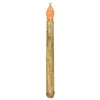 Homegifo 11" Burnt Ivory Led Taper
