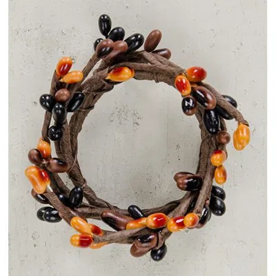 Homegifo 1.5" Primitive Mix Mini Pip Ring In Orange