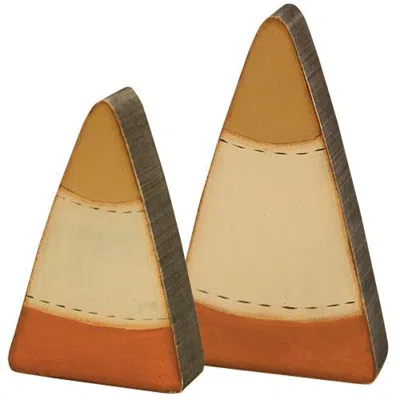 Homegifo 2/set Candy Corn Sitters In Multi