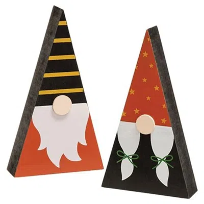 Homegifo 2/set Mr. & Mrs. Gnome Chunky Sitters In Multi