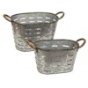 Homegifo 2/set Oval Olive Buckets