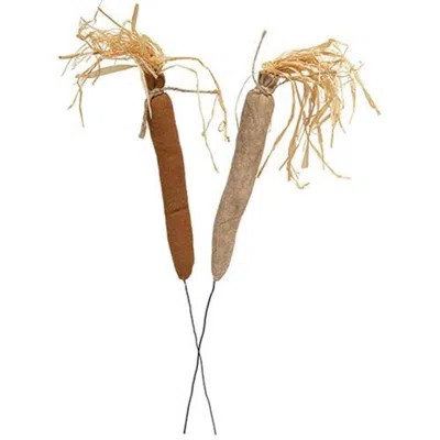 Homegifo 2/set Primitive Fabric Carrot Pokes In Multi