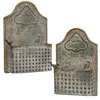 Homegifo 2/set Rustic Bird Garden Wall Planters