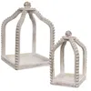 Homegifo 2/set Shabby Chic Beaded Lanterns