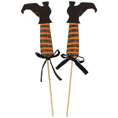 Homegifo 2/set Witch Boot Pokes In Animal Print