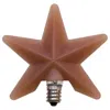 Homegifo 3" Cinnamon Star Silicone Bulb