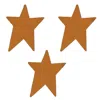 Homegifo 3/pkg Rusty Tin Stars 2"