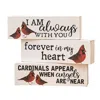 Homegifo 3/set Always With You Cardinal Blocks