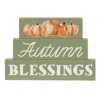 Homegifo 3/set Autumn Blessings Pumpkin Stacked Blocks