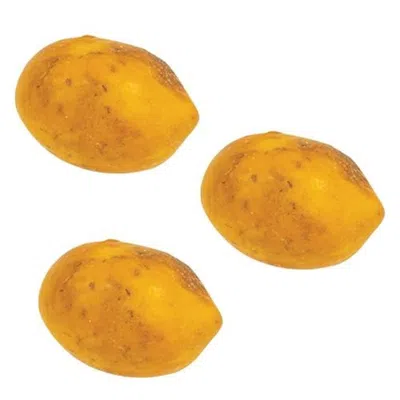 Homegifo *3/set Beeswax Dipped Papier Mache Lemons In Yellow