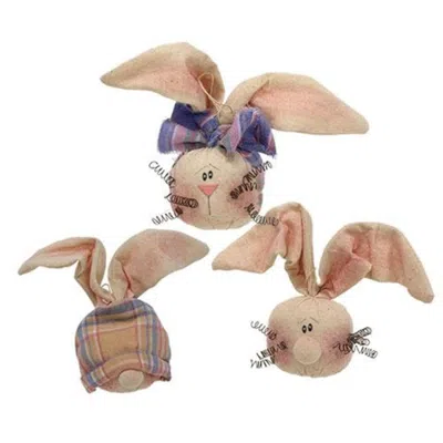 Homegifo 3/set Bunny Ornaments In Pink