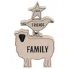 Homegifo 3/set Faith Family Friends Animals Stacking Blocks
