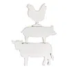 Homegifo 3/set Farm Animal Stacking Sitters