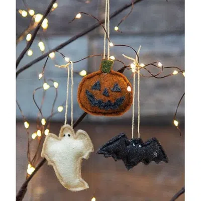 Homegifo 3/set Felt Halloween Ornaments In Multi