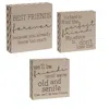 Homegifo 3/set Friends Buffalo Check Box Signs