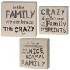 Homegifo 3/set Nice Normal Family Buffalo Check Box Signs