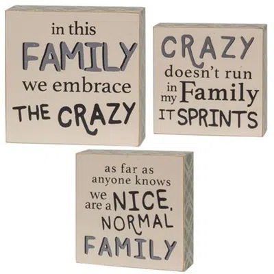 Homegifo 3/set Nice Normal Family Buffalo Check Box Signs In Neutral