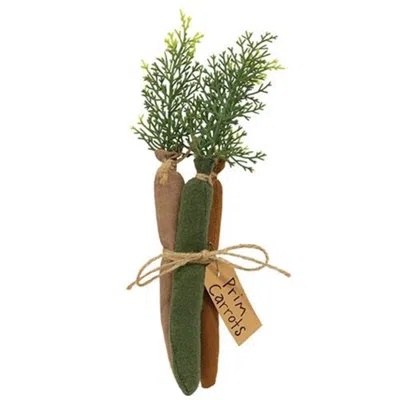 Homegifo 3/set "prim Carrots" Trio In Green