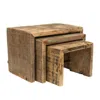 Homegifo 3/set Reclaimed Wood Nesting Risers