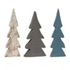 Homegifo 3/set Snowy Wooden Trees